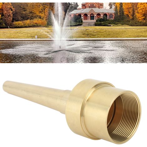 Buse CC entièrement en cuivre, buse sphérique omnidirectionnelle réglable pour fontaine musicale paysagère à projection directe G2.5” (1/5)