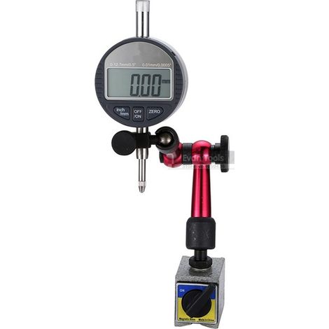 MINI BASE MAGNETICA SNODABILE PICCOLA + COMPARATORE CENTESIMALE DIGITALE