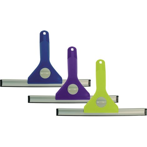 MSV Raclette à vitres 24cm - Coloris aléatoire - Compatible manche télescopique
