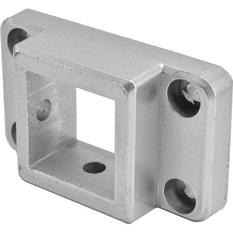 Connecteur profilé aluminium 2 voies, équerre angle droit, bloc fixation base, accessoire assemblage, connecteur carré pour profilés. (1/5)