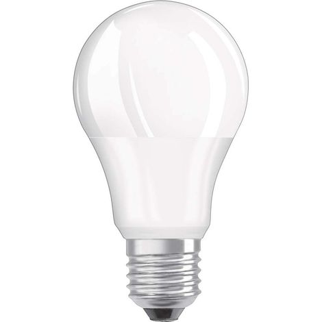 Bombilla LED esmerilada estándar E27, 8,5 W, blanco cálido. (1/3)