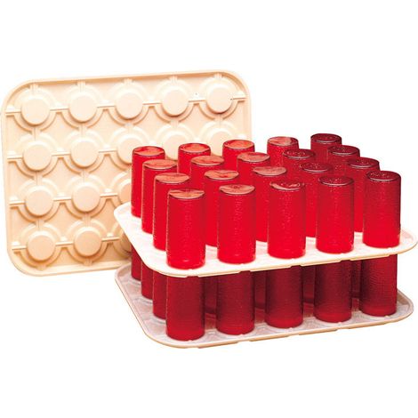 Casier à verres - 45.7 x 35.6 cm - Beige - Lot de 12 - Cambro