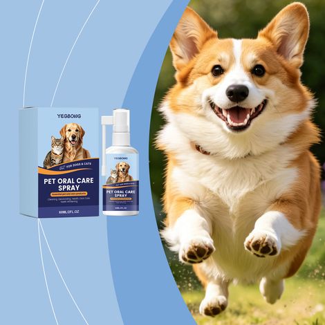 Spray nettoyant dentaire pour animaux : nettoie en douceur la bouche des animaux, rafraîchit leur haleine et assure un nettoyage complet – 60 ml (1/5)