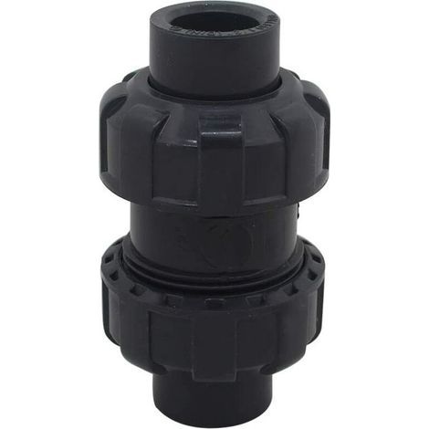 Clapet anti-retour à bille, diamètre intérieur 40 mm, PVC – (1/5)