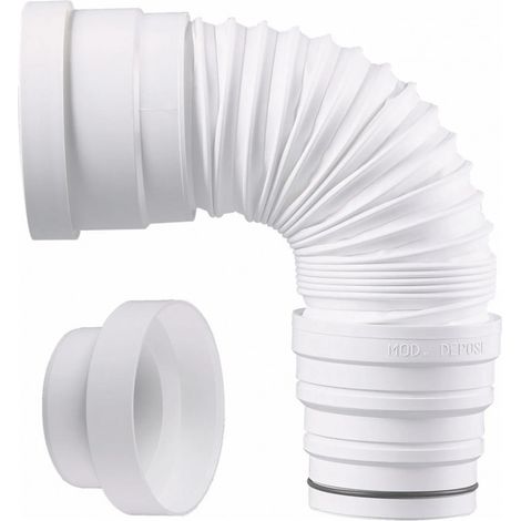 Flexible ausziehbare Pfeife 25 bis 55cm D.110-100-93-80