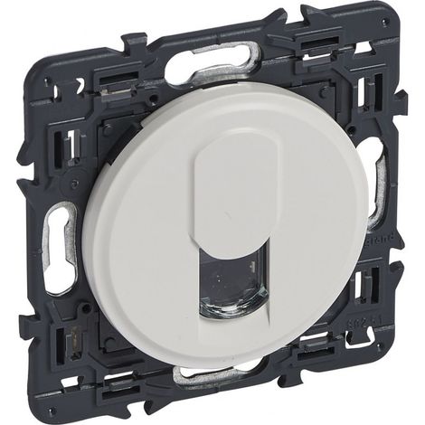 Vollständiger Céliane RJ45-Telefonstecker - Weiß