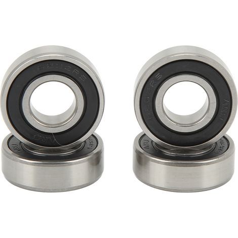 Ausla 4PCS 6202-RS Roule de Roue Set Rouleau à Billes Rouleau à Roues Lourdes en Acier chromé avec des Couvercles de Protection pour CT200U CT200U-EX Baja MB165 MB200 Mini Bikes. (1/5)