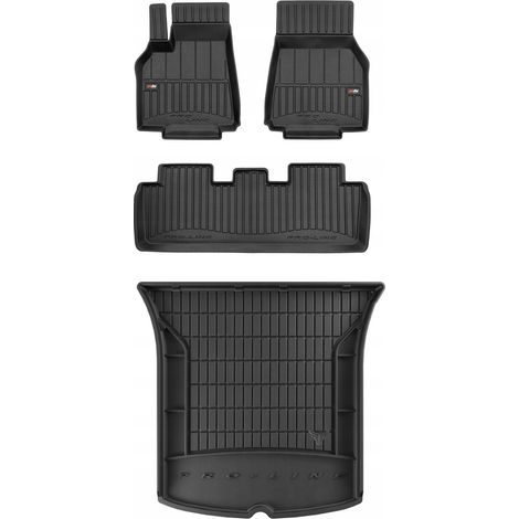 SET de tapis en caoutchouc 3D Tesla Model Y à partir de 2020- g tb