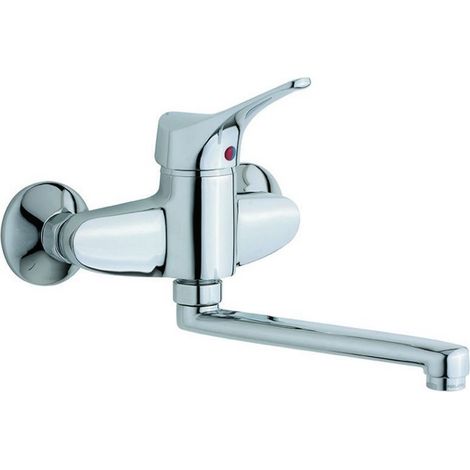 Miscelatore lavello cucina a parete cromato Kitchen Cisal M300040021 (1/2)