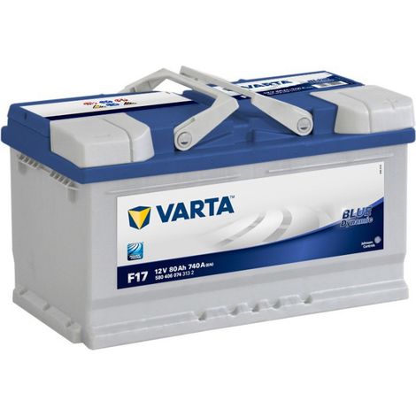 Varta – Batterie de démarrage 12V 80Ah – 740A CCA – Technologie classique CA/CA – Polarité Plus à droite – Dimensions 315x175x175mm (1/5)