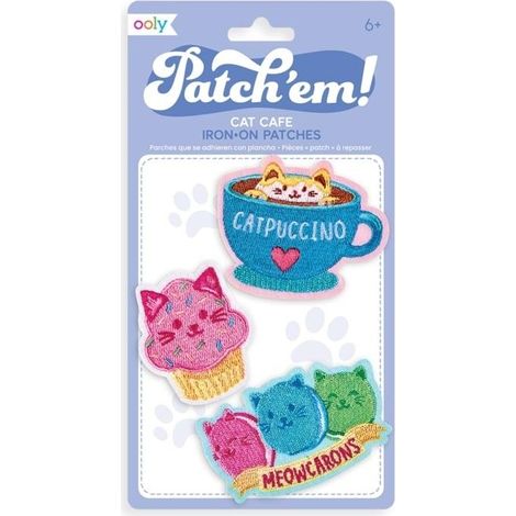 Patch Em Toppe termoadesive - Cat Cafe