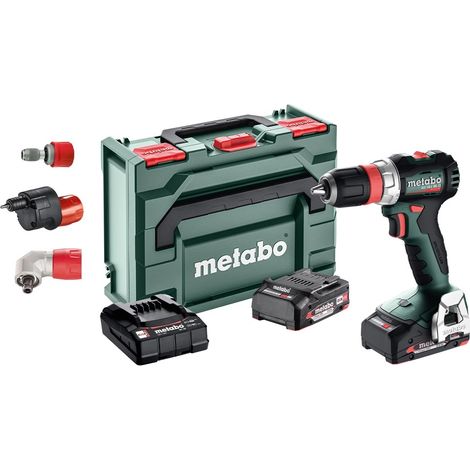 Metabo Pro Pack Quick Change Drill Right Angle Compact Drill BS 18 L BL Q X2 2AH (1/5)