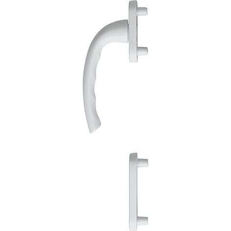 HOPPE® Fenstertürgriff-Halbgarnitur Tôkyô 0710RH/66N/66NS, außen, Aluminium, 2698300 (1/3)