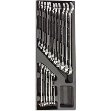 TERMOFORMATO RIGIDO COMPLETO DI 17 CHIAVI COMBINATE UTENSILI SOGI (1/2)
