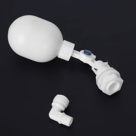 Ej.Life Mini Verstellbares Schwimmerventil für Aquarium RO DI Umkehrosmoseanlage, Ungiftiges Automatisches Füllventil für Trinkwasser, Kleine Größe für Begrenzten Platz A (1/4)