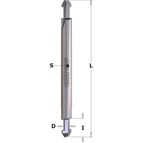 813.001.11 VOLLHARTMETALL-DICHTUNGSFRÄSER S=6,35 D=3.5/5.5X8
