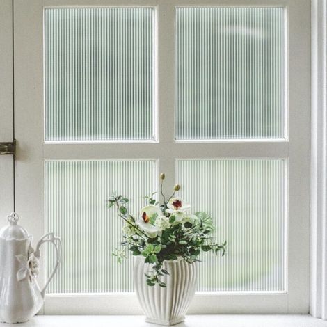 Frosted white window film, 60x100cm, one sheet, for dust protection in the home and bathroom. (1/5)