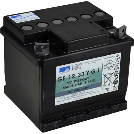 Batterie Gel Sonnenschein GF12033YG1 12v 38ah (1/3)