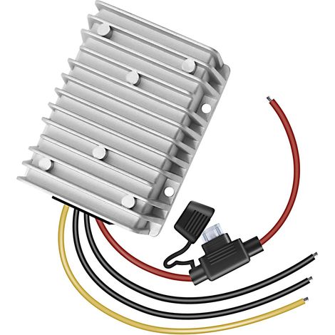 Convertisseur Step-Down 36 V-48 V DC-DC 360 W - Sortie 12 V/30 A - IP68 - Convertisseur de tension de voiture 5 V - Boîtier en aluminium - Alimentation pour LED/surveillance/industrie (1/5)