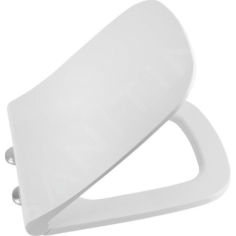 Sapho Garcia - Abattant WC Slim, SoftClose, blanc/chrome 100727 (1/5)