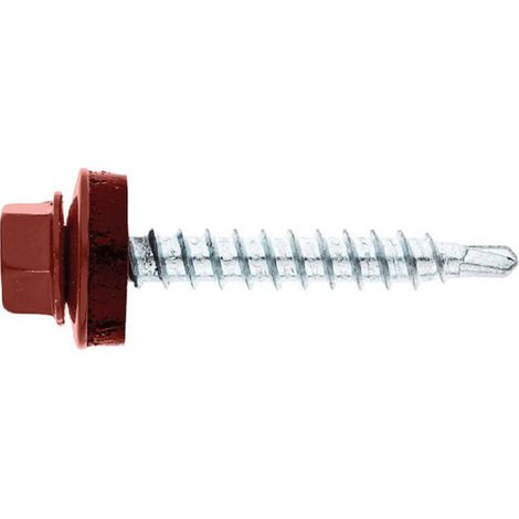 Twistec® Colorhead 6Kt-Bohrschraube 4,8X35 RAL 9005 Tiefschwarz 100St./Pck