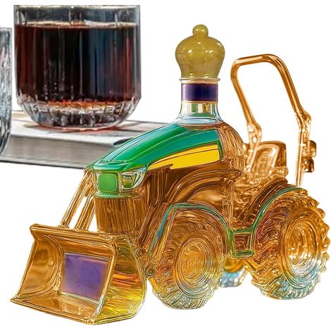 Décanteur Tracteur Carafe Vin en Forme de Tracteur 3D (1/5)