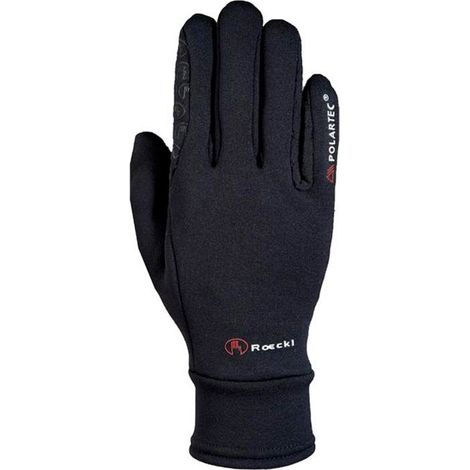 7, Anthracite: Gants d'équitation d'hiver Roeckl modèle Warwick avec rembourrage en polaire et coupe anatomique ultra confortable Adulte et enfant