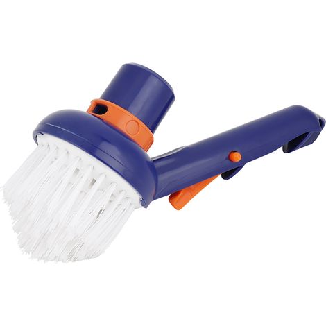 Brosse d'angle pour marches de piscine, spas et jacuzzis : brosses de nettoyage à poils en nylon (1/5)