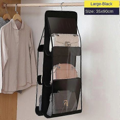 【BQ】Housse de rangement anti-poussière pour sac à main, accessoire à charnière arrière, organisateur de rangement pour dortoir et maison