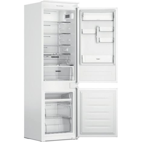 Whirlpool – Réfrigérateur congélateur bas 250L – Classe E – 177 cm – 3 étagères amovibles – Dégivrage automatique – Pas de givre (1/4)