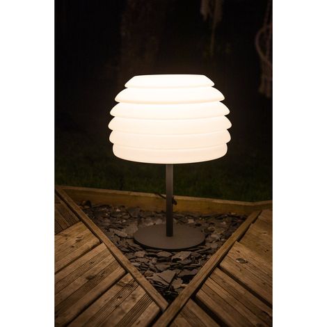 Lampe d'extérieur 230V, design sobre et épuré, H50cm, ampoule E27 Max. 40W (non fournie) (1/4)