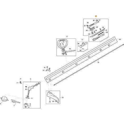 HINTERER GRIFF BC 625 ORIGINAL STIGA - 118805612/0