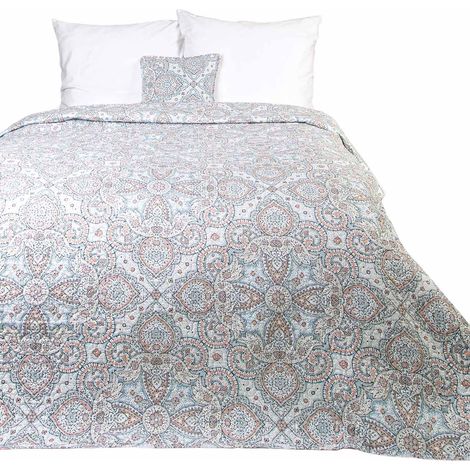 Bedruckte Harem-Tagesdecke 170x210, farbenfrohes Ornament (1/5)