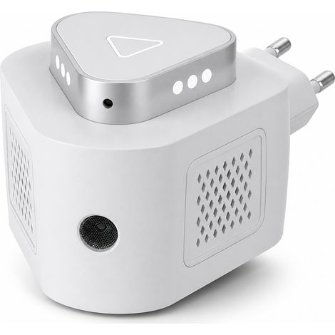 Répulsif Antirongeurs Ultrasonique pour Maison Blanc EU (1/5)