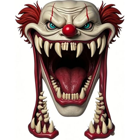 Bannière d'entrée pour fête d'anniversaire sur le thème des extraterrestres, décoration murale à suspendre avec motif clown - Veuillez contacter le service client pour préciser la taille et le style -