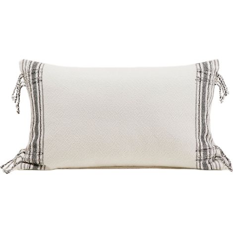 Housse de coussin en Coton au tissage rayé PAVANI (1/5)
