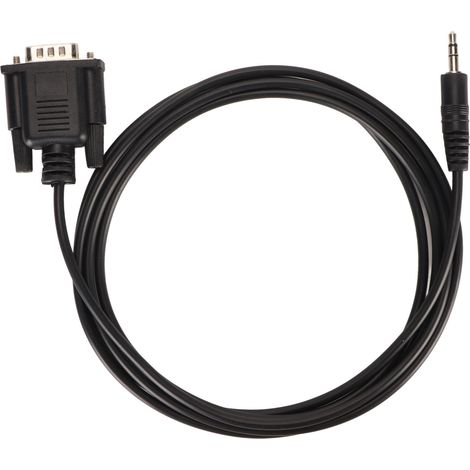 Câble série RS232 portable, compatible DB9 mâle et DC3,5 mm mâle, prêt à l'emploi, en PVC résistant à l'usure. (1/5)