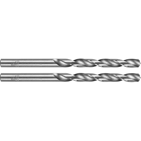 Punte da trapano in acciaio rapido HSS per metallo, DIN 338, 6 mm, 2 pezzi. (1/5)