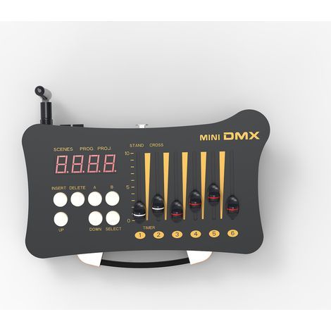 Kabelloser DMX512-Controller für DJs, Bars und Hochzeiten – 240 voreingestellte Szenen, intuitive Benutzeroberfläche, kabelgebundene und kabellose Funktionalität (1/4)