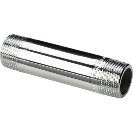 Viega Langnippel 447533 3530, in R1/2 x 60mm Rotguss verchromt (1/2)