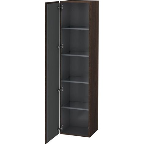 Armoire L-CUBE 400x363x1760mm ouverture gauche noyer geb