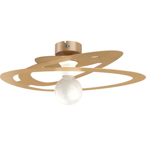 LUMICOM DILATE Plafoniera, 1X E27, max 42W, metallo, anodic gold, D.40cm