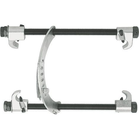 KUKKO 65-1 - Compresseur de ressort d'amortisseur universel (Profondeur 100-300 mm, Ø 110-180 mm, Puissance 2T / 20kN mm)