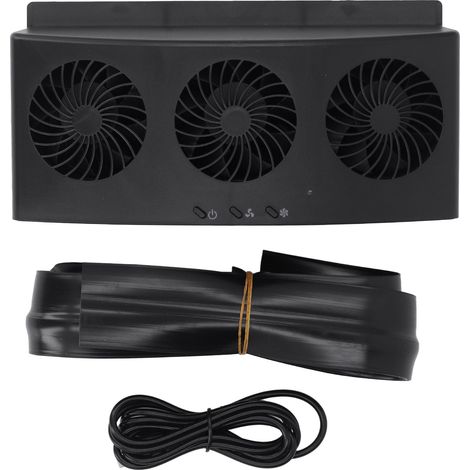 GARRYFIZH Ventilateur d'échappement de voiture, Circulation d'air, ventilation de fenêtre alimentée par USB pour l'élimination des odeurs, Dissipation thermique (1/5)