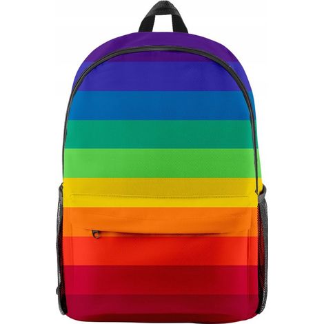 Zaino scolastico arcobaleno Borsa arcobaleno Orgoglio LGBT Grande XL
