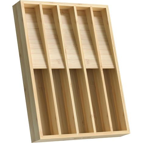 Cutlery Tray for Bamboo Drawer, Utensils Tray (1/5)