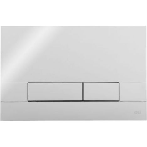 Oli Spülknopf – Koło Slim – Glänzendes Chrom – Elegant – Zweimengenspülung – Einfache Installation (1/2)