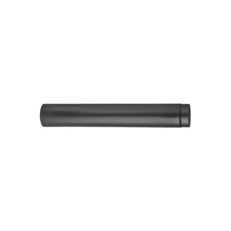 TUBO PORCELLANATO PER STUFE A LEGNA NERO OPACO ALA SMALTO TOP  ø mm.150x500h.    ALA