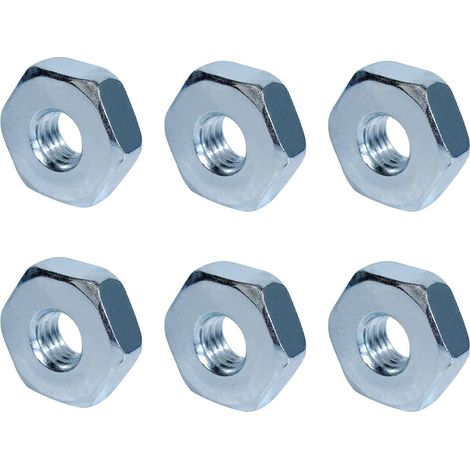 6 écrous de guide de tronçonneuse pour Stihl 024 026 028 029 030 031 032 034 036 038 039 041AV 042 044 046 048 064 066, moteur remplacement 0000 955 0804 (1/5)