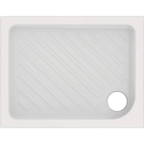 PIATTO DOCCIA RETTANGOLARE IN CERAMICA MODELLO GEMMA 2  H.7 - CM  80X100  - CEI